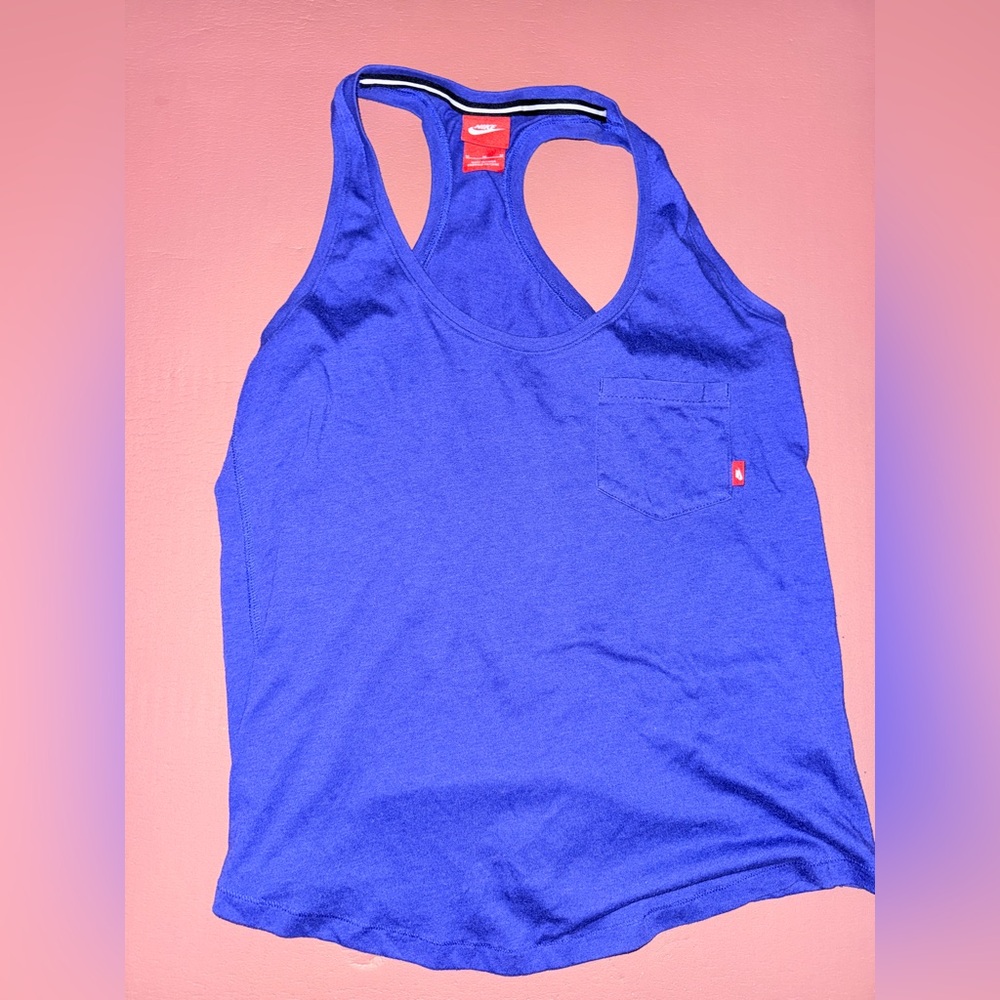 Nike blue Racerback Tank Top size medium
